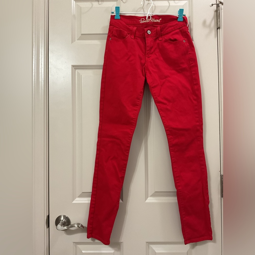 Old Navy - The Sweetheart Jeans - Red - Size 0